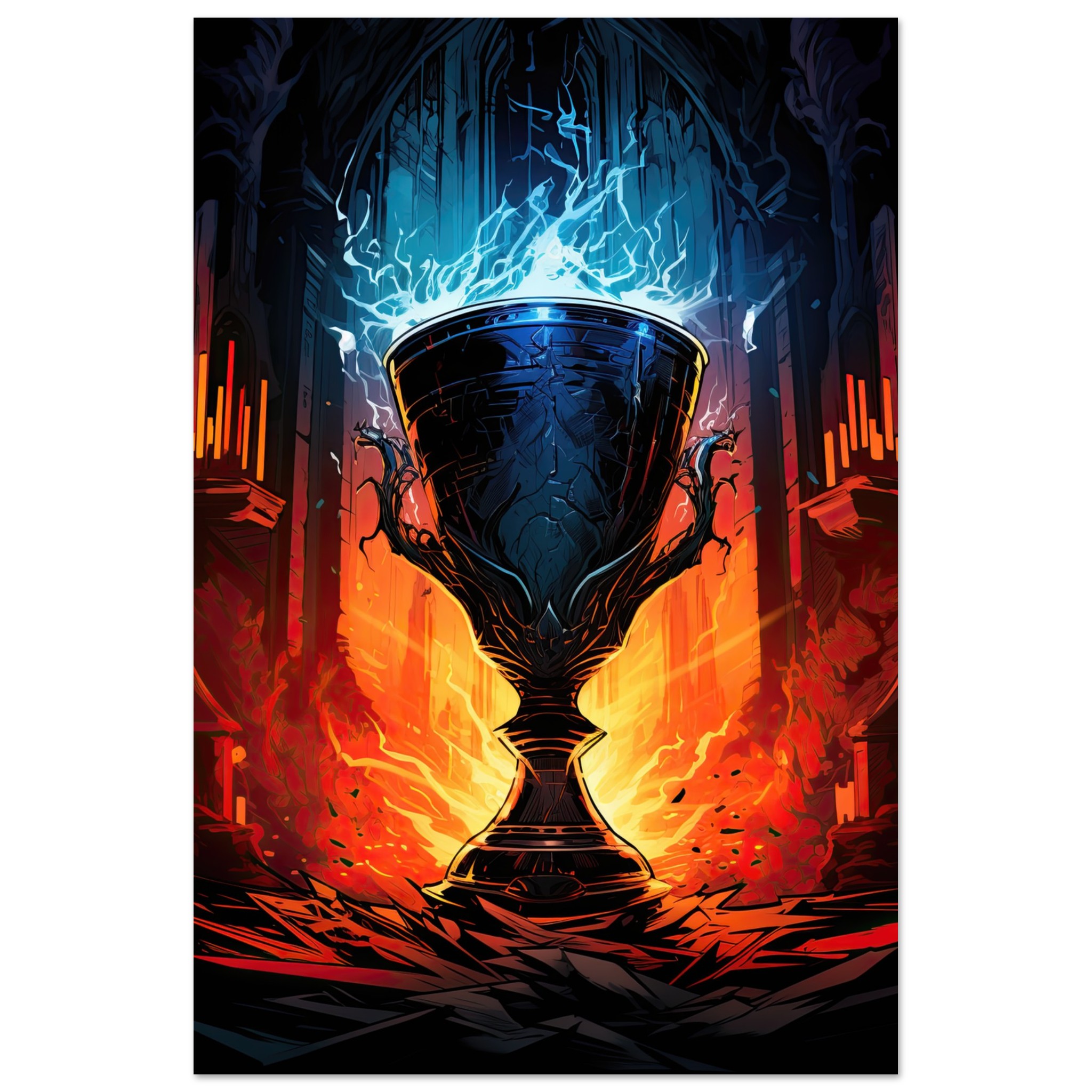 Ancient Thundering Chalice Poster – 30×45 cm / 12×18″