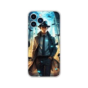 Dimension Hopping Detective Phone Case - Flexi case, Apple - iPhone 13 Pro Max