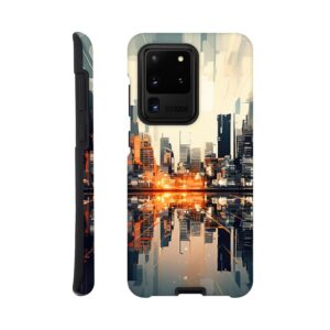 New Dawn – Abstract City Phone Case - Tough case, Samsung - Galaxy S20 Ultra