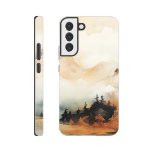 Misty Mountains Abstract Phone Case - Tough case, Samsung - Galaxy S22 Plus