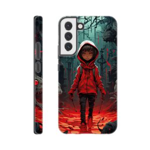 Little Red Devil Girl Phone Case - Tough case, Samsung - Galaxy S22 Plus