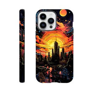 Solar City Symphony Phone Case - Tough case, Apple - iPhone 14 Pro Max