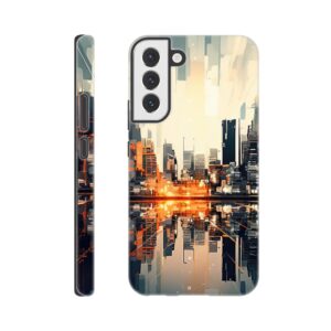 New Dawn – Abstract City Phone Case - Tough case, Samsung - Galaxy S22 Plus