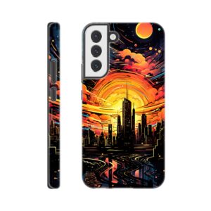 Solar City Symphony Phone Case - Tough case, Samsung - Galaxy S22 Plus