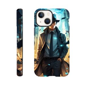Dimension Hopping Detective Phone Case - Tough case, Apple - iPhone 13 Mini