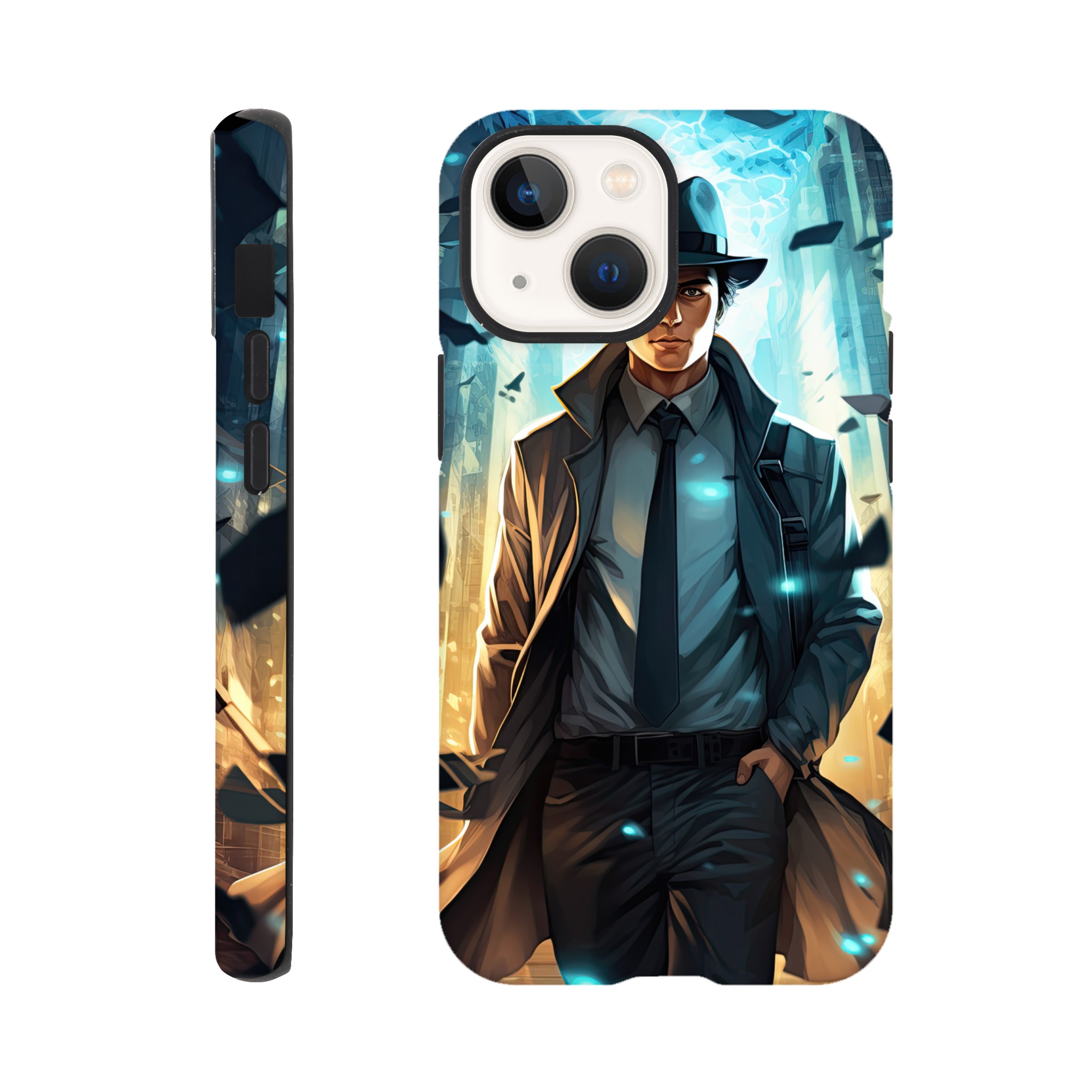 Dimension Hopping Detective Phone Case – Tough case, Apple – iPhone 13 Mini