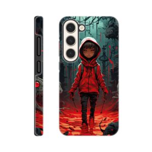 Little Red Devil Girl Phone Case - Tough case, Samsung - Galaxy S23