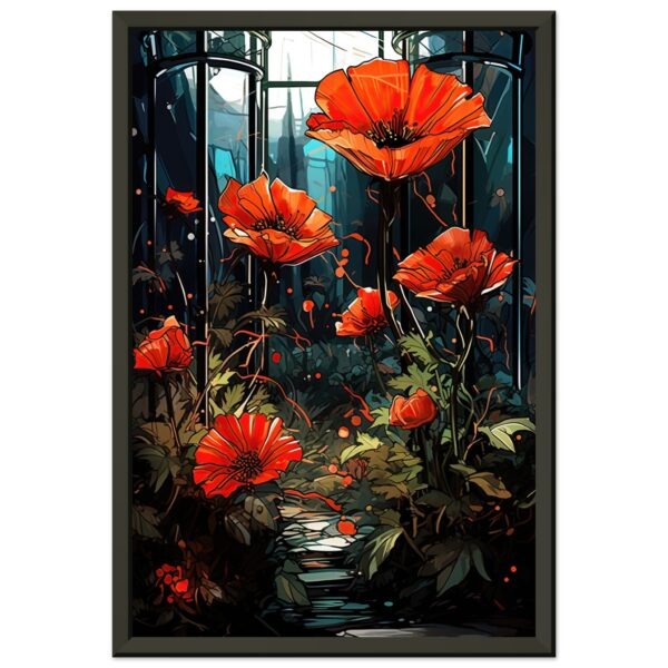 Garden of Glass Flowers Framed Print