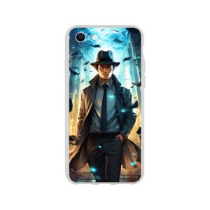 Dimension Hopping Detective Phone Case - Flexi case, Apple - iPhone SE