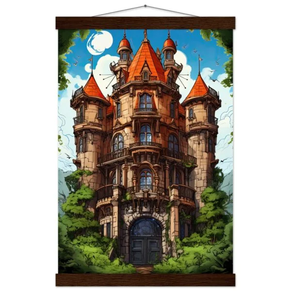 Chateau in the Woods Hanging Print