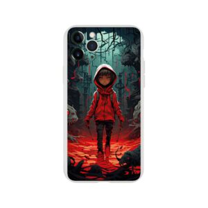 Little Red Devil Girl Phone Case - Flexi case, Apple - iPhone 11 Pro