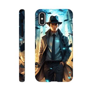 Dimension Hopping Detective Phone Case - Tough case, Apple - iPhone X