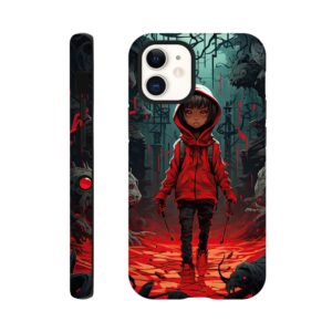Little Red Devil Girl Phone Case - Tough case, Apple - iPhone 12 Mini