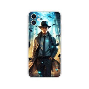 Dimension Hopping Detective Phone Case - Flexi case, Apple - iPhone 11