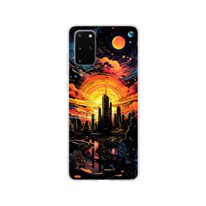 Solar City Symphony Phone Case - Flexi case, Samsung - Galaxy S20 Plus