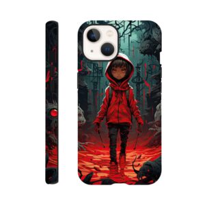 Little Red Devil Girl Phone Case - Tough case, Apple - iPhone 13