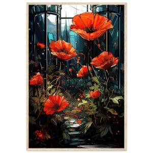 Garden of Glass Flowers Framed Print