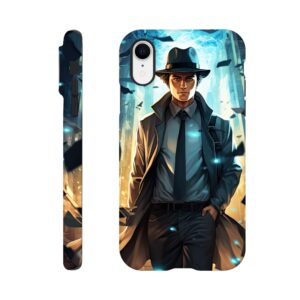 Dimension Hopping Detective Phone Case - Tough case, Apple - iPhone XR
