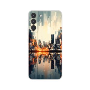 New Dawn – Abstract City Phone Case - Flexi case, Samsung - Galaxy S22 Plus