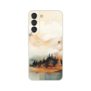 Misty Mountains Abstract Phone Case - Flexi case, Samsung - Galaxy S22