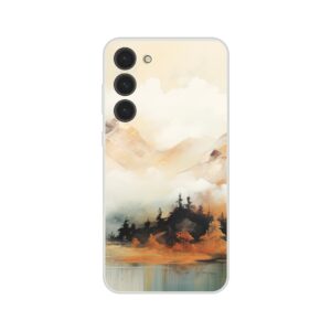 Misty Mountains Abstract Phone Case - Flexi case, Samsung - Galaxy S23 Plus