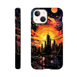 Solar City Symphony Phone Case - Tough case, Apple - iPhone 13 Mini