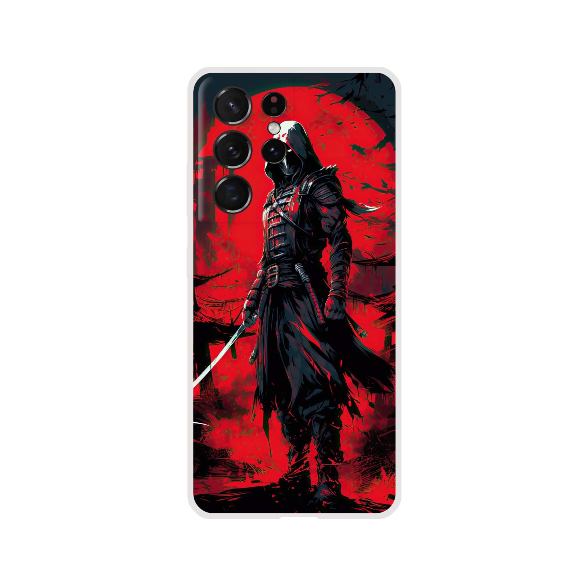 Stealthy Ninja Assassin Phone Case – Flexi case, Samsung – Galaxy S21 Ultra