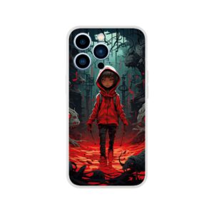 Little Red Devil Girl Phone Case - Flexi case, Apple - iPhone 13 Pro