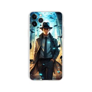 Dimension Hopping Detective Phone Case - Flexi case, Apple - iPhone 11 Pro