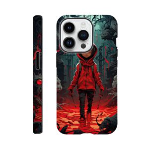 Little Red Devil Girl Phone Case - Tough case, Apple - iPhone 14 Pro