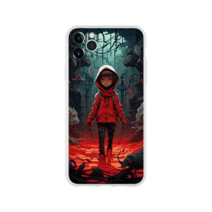 Little Red Devil Girl Phone Case - Flexi case, Apple - iPhone 11 Pro Max