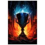 Ancient Thundering Chalice Metal Print