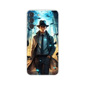 Dimension Hopping Detective Phone Case - Flexi case, Samsung - Galaxy S22 Plus
