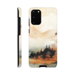 Misty Mountains Abstract Phone Case - Tough case, Samsung - Galaxy S20