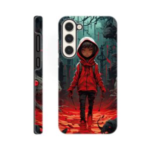 Little Red Devil Girl Phone Case - Tough case, Samsung - Galaxy S23 Plus