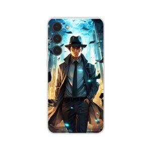Dimension Hopping Detective Phone Case - Flexi case, Samsung - Galaxy S23 Plus