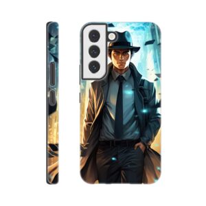 Dimension Hopping Detective Phone Case - Tough case, Samsung - Galaxy S22