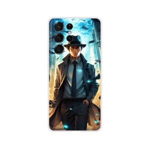 Dimension Hopping Detective Phone Case - Flexi case, Samsung - Galaxy S21 Ultra