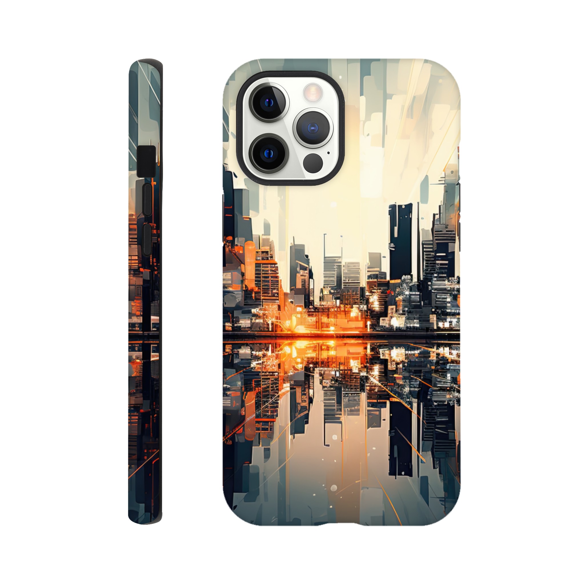 New Dawn – Abstract City Phone Case – Tough case, Apple – iPhone 12 Pro Max