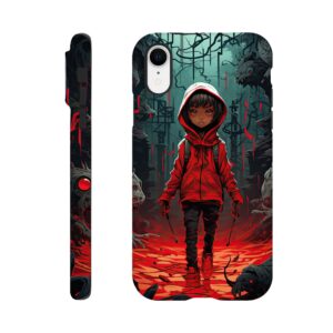 Little Red Devil Girl Phone Case - Tough case, Apple - iPhone XR