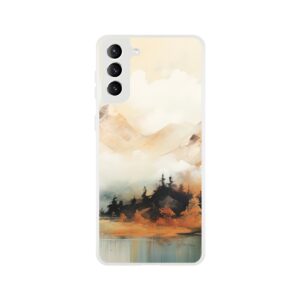 Misty Mountains Abstract Phone Case - Flexi case, Samsung - Galaxy S21 Plus