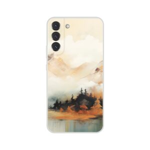 Misty Mountains Abstract Phone Case - Flexi case, Samsung - Galaxy S22 Plus