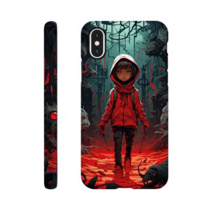 Little Red Devil Girl Phone Case - Tough case, Apple - iPhone XS
