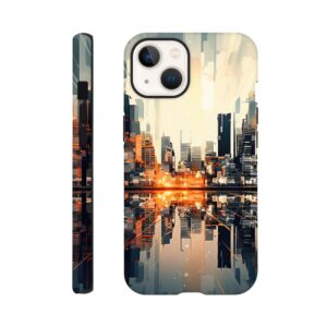 New Dawn – Abstract City Phone Case - Tough case, Apple - iPhone 13