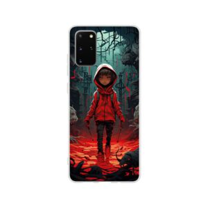 Little Red Devil Girl Phone Case - Flexi case, Samsung - Galaxy S20 Plus