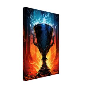 Ancient Thundering Chalice Canvas Print - 30x45 cm / 12x18″, Thick