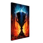 Ancient Thundering Chalice Canvas Print - 40x60 cm / 16x24″, Slim