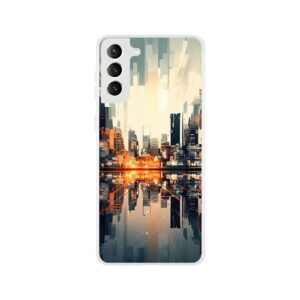New Dawn – Abstract City Phone Case - Flexi case, Samsung - Galaxy S21 Plus