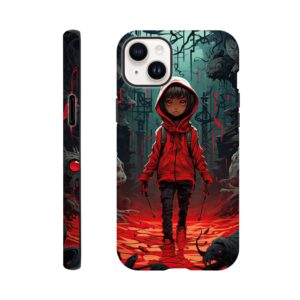 Little Red Devil Girl Phone Case - Tough case, Apple - iPhone 14 Plus