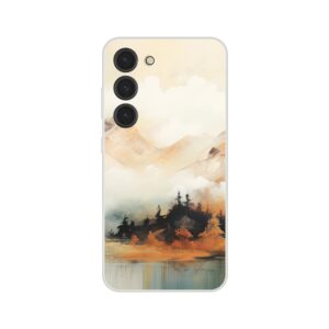 Misty Mountains Abstract Phone Case - Flexi case, Samsung - Galaxy S23